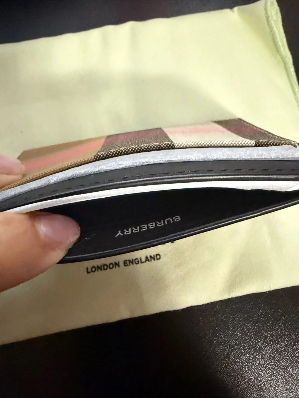 Burberry small flat